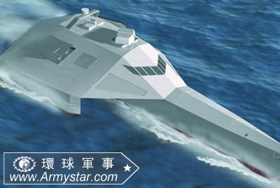 海军未来三体战舰假想图