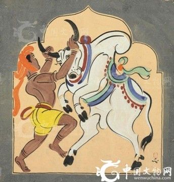 ������޴��NandalalBose��1882-1966��1937������ֽ�ϵ��ʻ�����ţʿ�������ƿ���30000-50000��Ԫ��