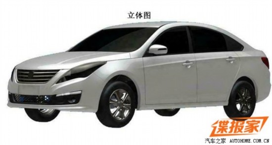 或2014年亮相 东风风行全新轿车申报图