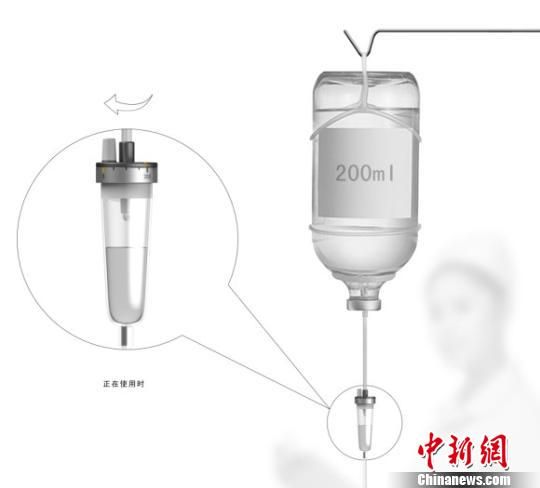 大学生设计特色输液瓶获国际红点奖已申请专利