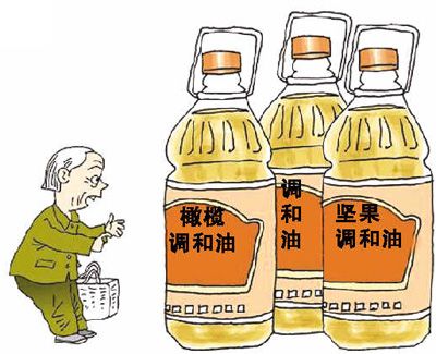 很多调和油都是卖噱头 廉价油多且为卖相加色