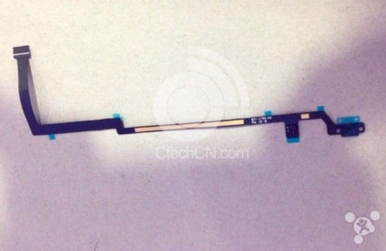 疑似iPad 5排线首度曝光 与iPad 4的有差别