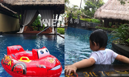 《爸爸去哪儿》小kimi卖萌 图揭小小志成长纪