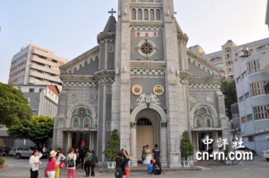 高雄玫瑰圣母圣殿主教座堂(中评社 周敏煌摄)