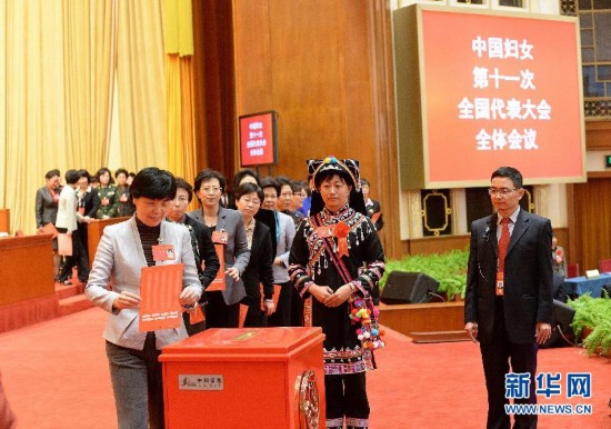 沈跃跃当选全国妇联主席 宋鱼水兼职副主席