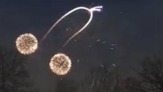 苏格兰另类烟花绽放酷似男性生殖器受热捧