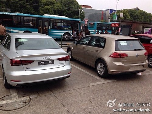 明年投产上市 奥迪国产A3三厢谍照曝光