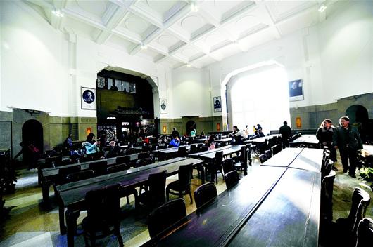武汉大学樱顶老图书馆变身校史馆正式开放