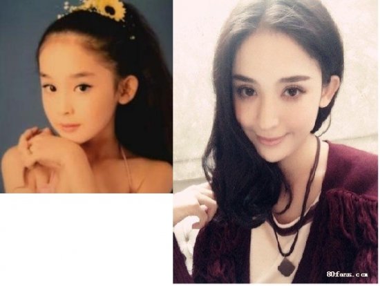 女神童年照大对比 是天生丽质还是后天修饰?