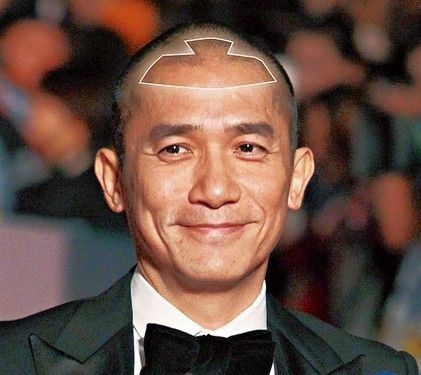 梁朝伟发际线后退