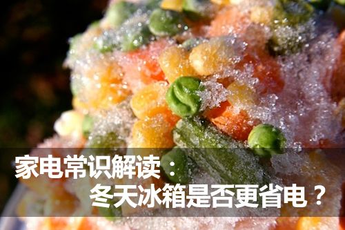 家电常识解读：冬天冰箱是否更省电？ 