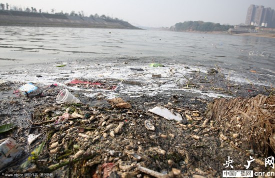 浏阳河污水横流：38个排污口直排污水(组图) 