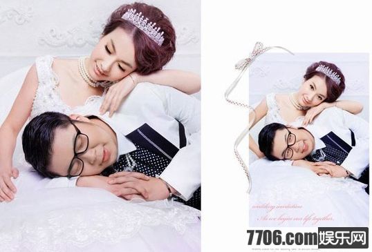 杜海涛吴昕领证结婚 晒婚纱照:杜海涛睡在吴昕怀里(图