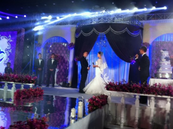 马琳张雅晴完婚 称妻子陪他走过最灰暗时期