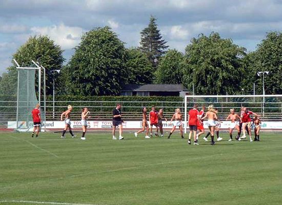 德国女子裸体足球赛:露巨乳露细腰吸引眼球(图