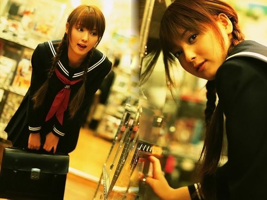 日本治愈系<em>美女校服</em>照 笑容灿烂清纯可人- Mic