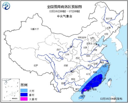 气象台继续发布暴雨预警江南华南等地有强降雨