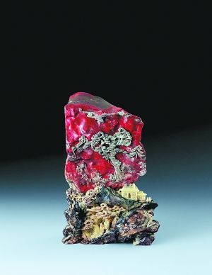 昌化鸡血石收藏谨防造假 以色论价导致仿品增多