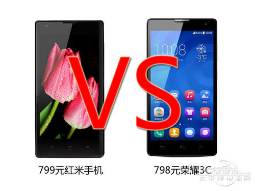 华为荣耀3C对比红米手机 重新定义千元机