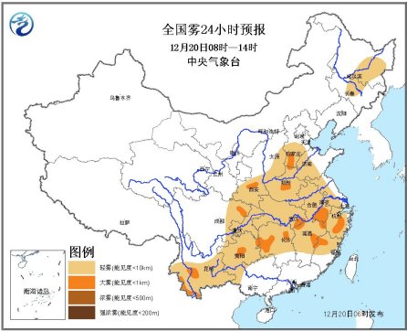 周末全国保持降水稀少态势今日中东部有轻雾或霾