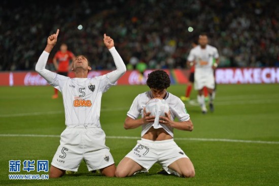 世俱杯:广州恒大2-3不敌巴西米内罗竞技队