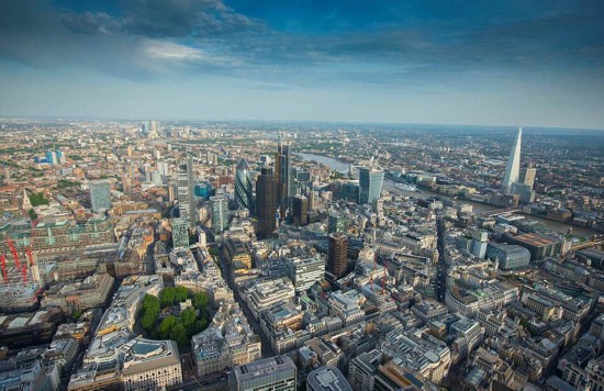英航拍师700米高空拍伦敦鸟瞰图【12】