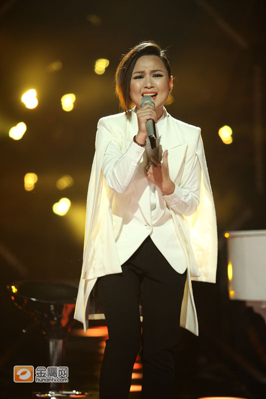 《我是歌手》第二季第一期现场高清图 周笔畅