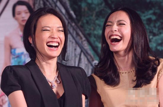 笑容合集:姚晨婚后大笑更疯狂 张柏芝露<em>喉结</em>更