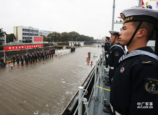 我军新1艘056舰入列命名吉安舰