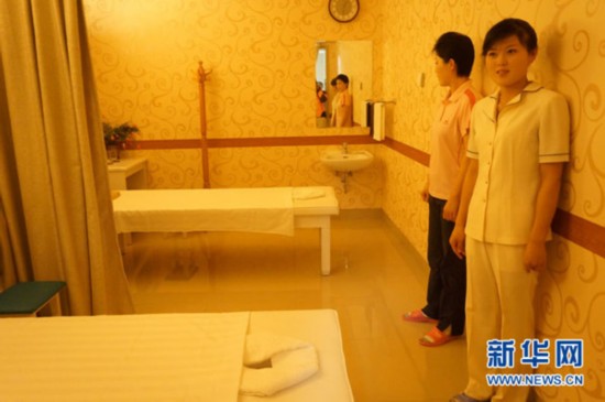 马息岭宾馆-按摩室记者杜白羽摄src=