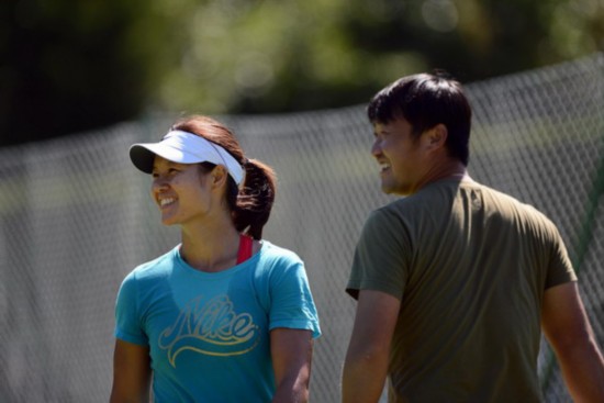 李娜征战2014澳网 丈夫姜山一路护花功不可没