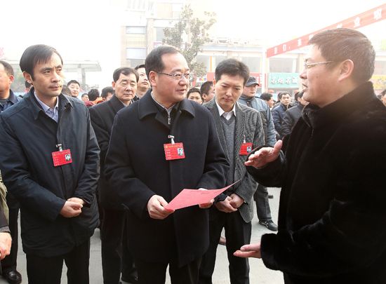 泗洪县2014年春风行动园区企业大型招聘会拉