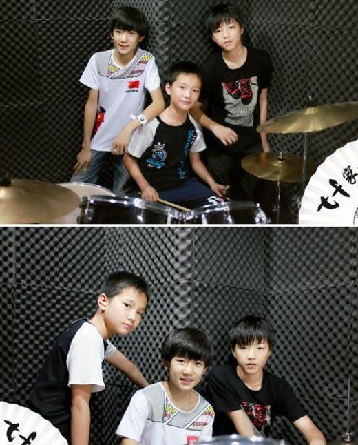 组图:内地萌少年版EXO男团TFboys 成员长相酷