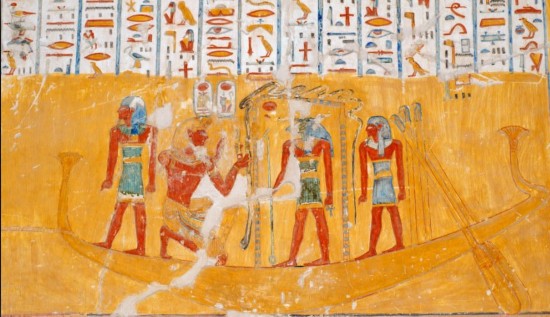 埃及帝王谷法老墓现3000年前壁画