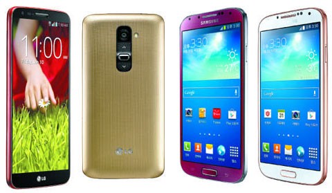 三星苹果手机掀开色彩大战 满足不同顾客需求