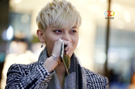 鹿晗吴亦凡黄子韬EXO机场帅气照 快本揭成员