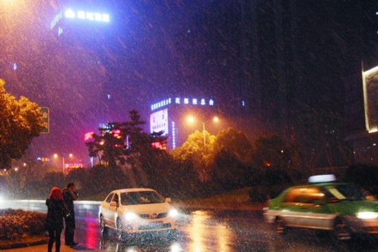 安徽省发布暴雪蓝色预警(图)