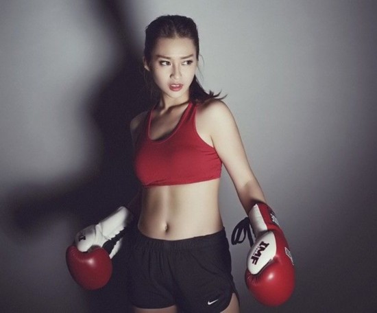 萌妹逆袭拳击界 日越清纯女拳击手隔空PK【7