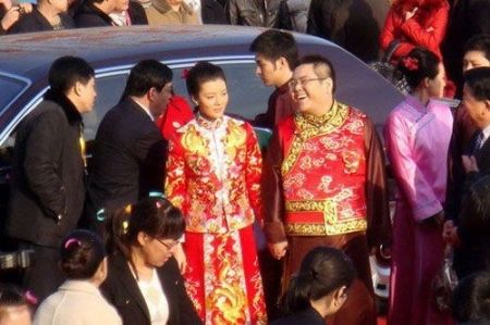 车晓与李兆会结婚现场.