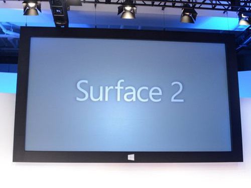 性能提升外型依旧 微软发布Surface 2