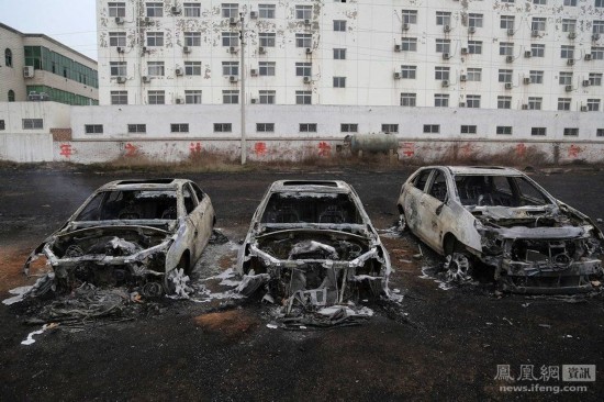 郑州停车场大火 43辆名爵和30辆凯迪拉克被烧【3】