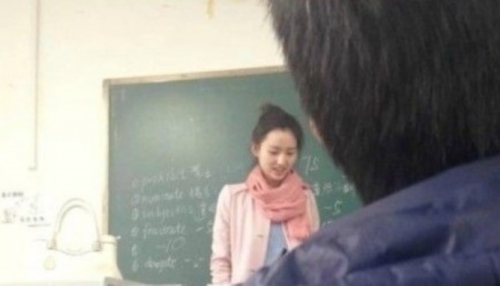 <em>美女老师</em>酷似刘诗诗 豆腐西施奶茶<em>MM</em>各大校花