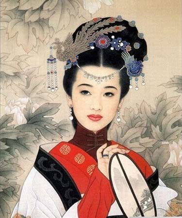 陕西频道 经济 图说 博览     隋炀帝的皇后.