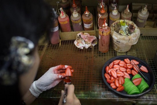 探访日本的食物模型工厂 仿真度极高