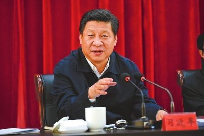河南分网      3月18日上午,在兰考县委常委扩大会议上,习近平总书记
