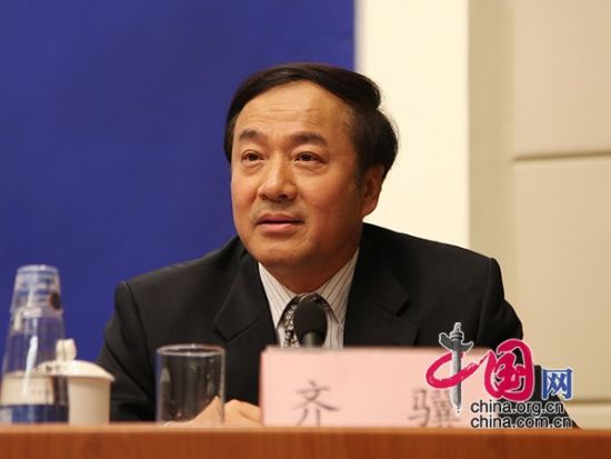 住房城乡建设部副部长齐骥。（图片来源：中国网）