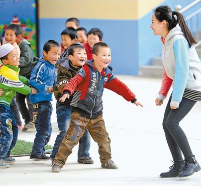 甘肃临夏回族自治州和政县新庄乡新庄幼儿园孩