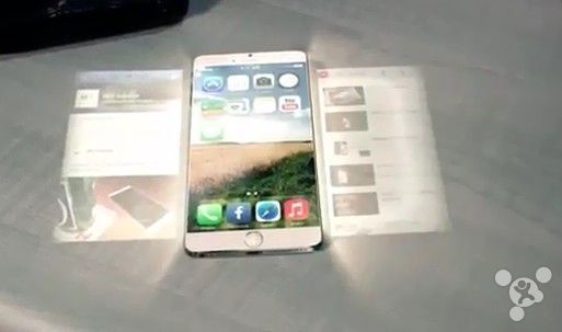 全新iPhone6概念设计:搭载微型全息投影技术\/