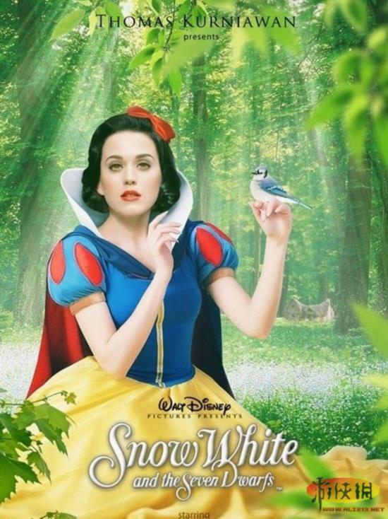 女星迪士尼公主造型PK 黑寡妇版冰雪女王亮眼