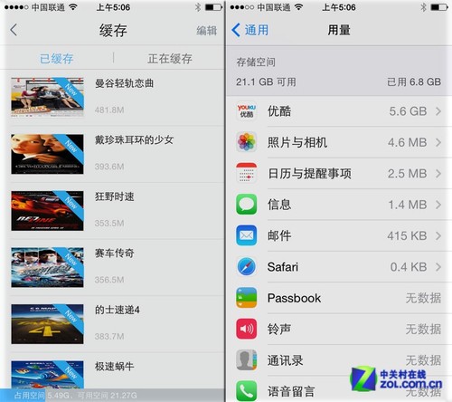 8GB能干什么? iPhone5c多场景模拟测试
